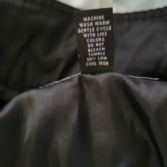 INC International Concepts Mens Black Jacket Size L Nylon & Cotton - Picture 5 of 5